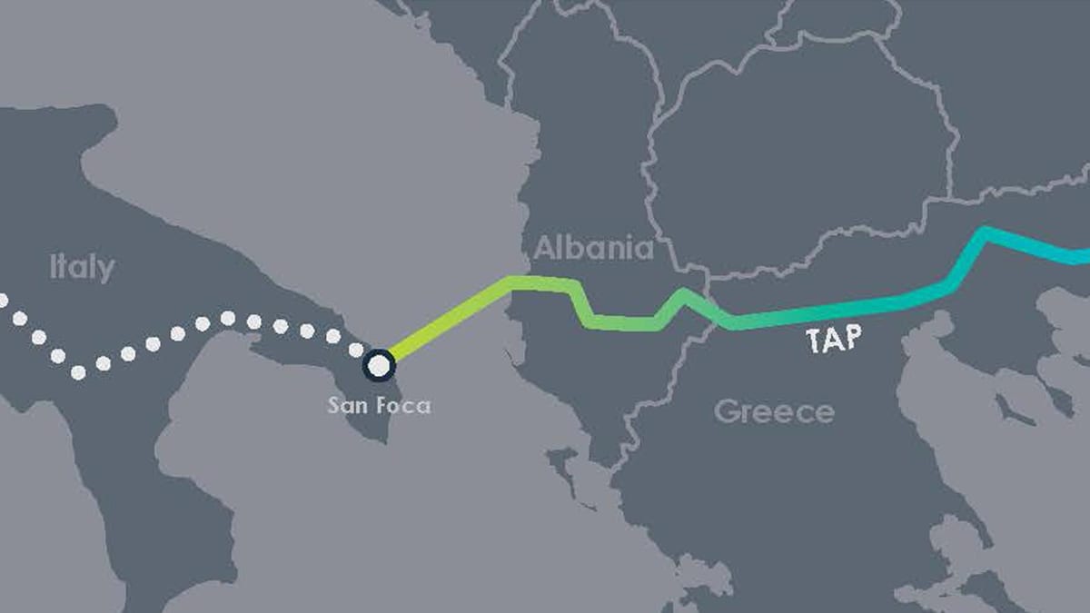 kartta napauta Albania